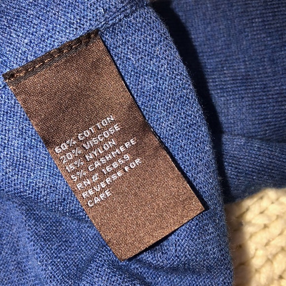 J. McLaughlin size medium cotton cashmere sweater - Picture 4 of 4